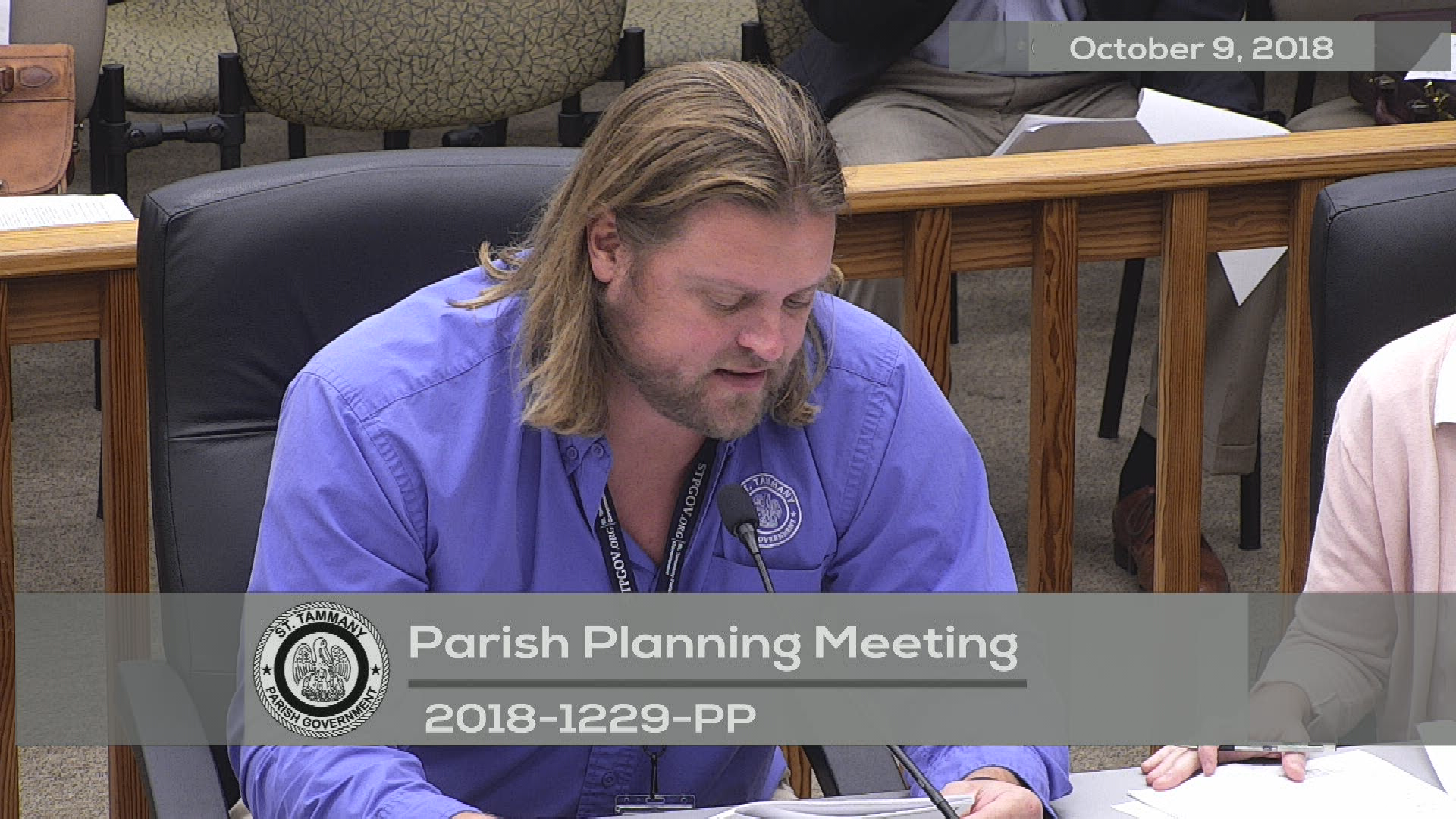 St. Tammany Parish Planning Meeting 10/09/2018