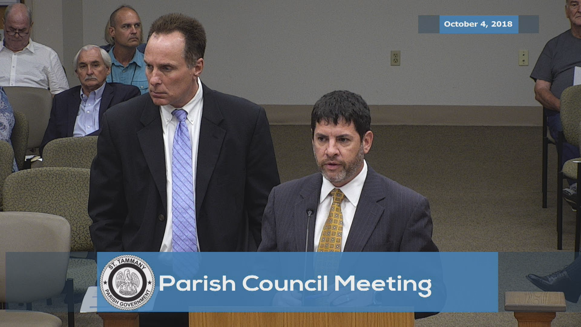 St. Tammany Parish Council Meeting 10/04/2018
