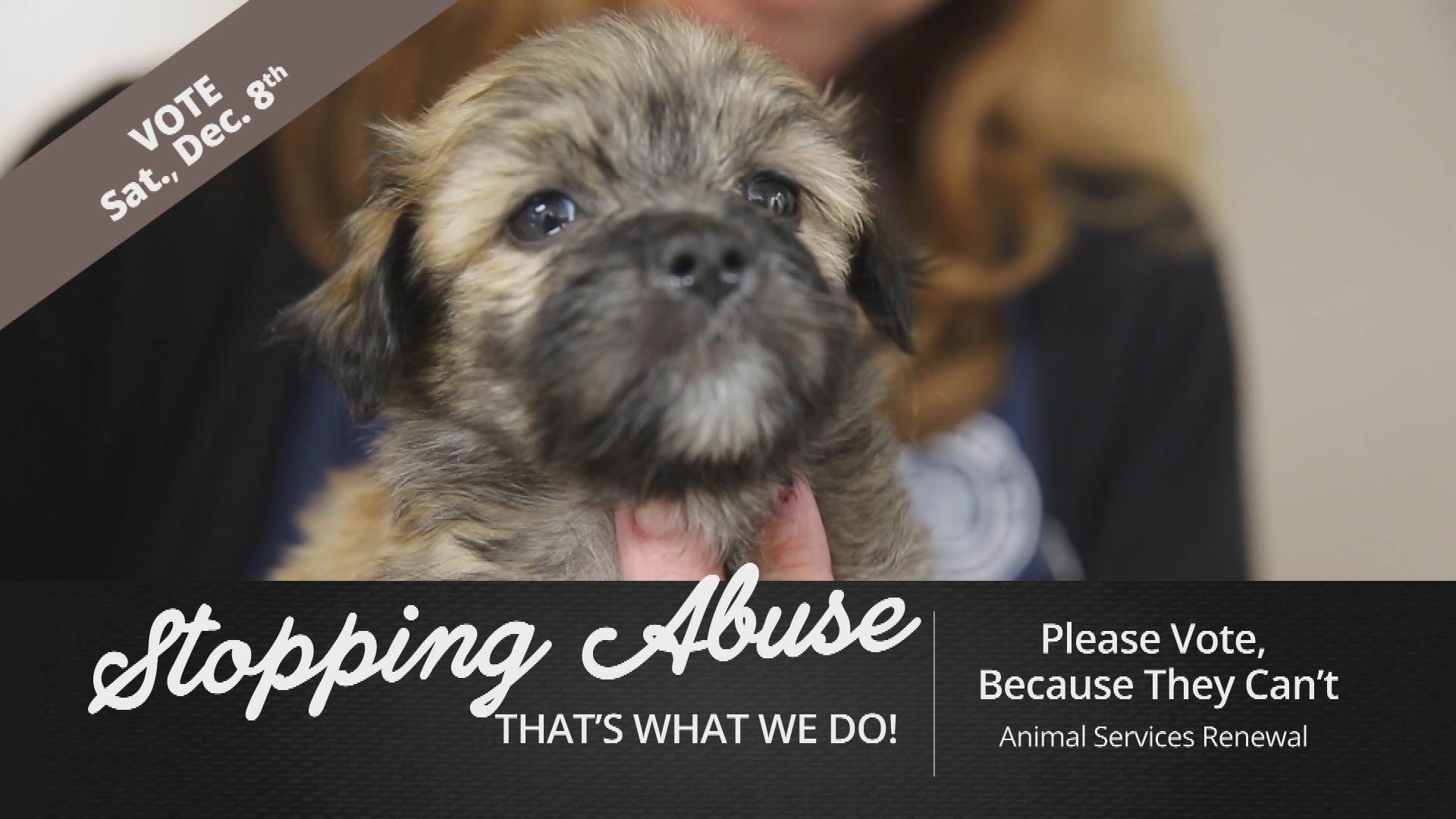 Animal Services - VOTE 3 PSA