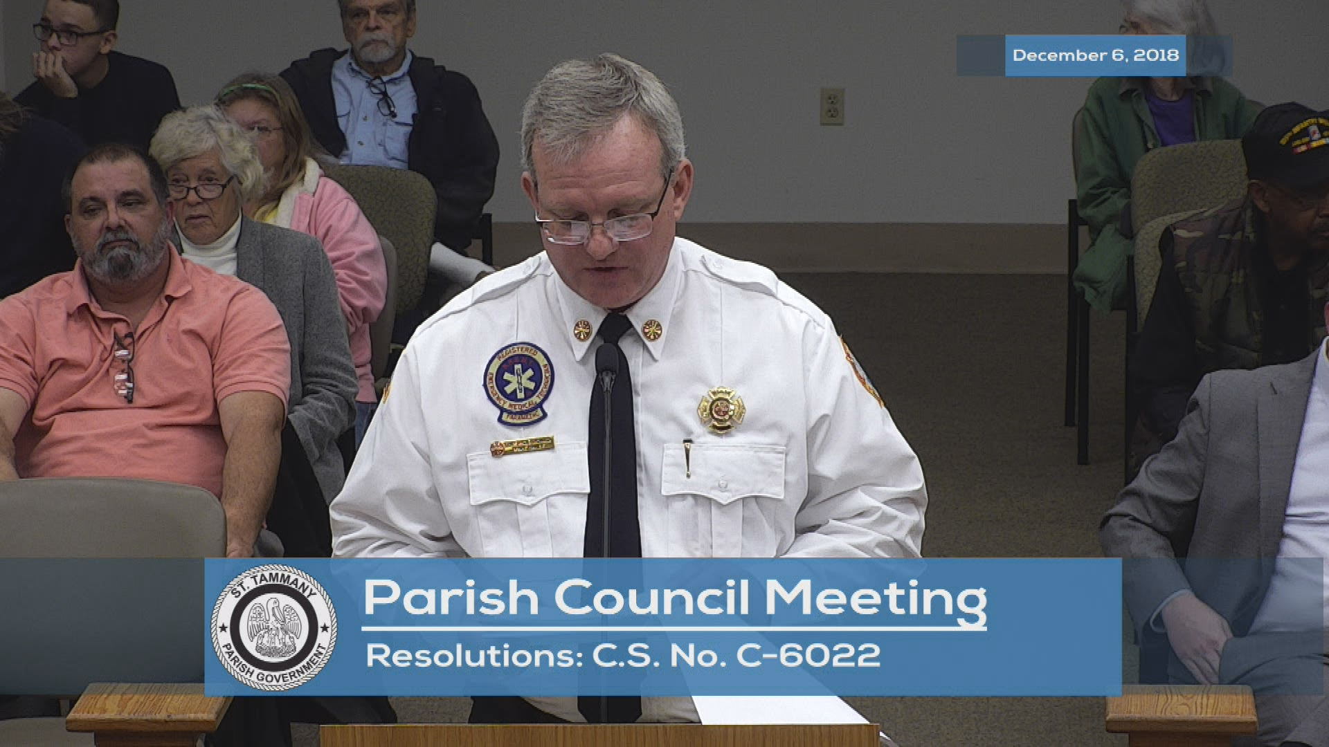 St. Tammany Parish Council Meeting 12/06/2018