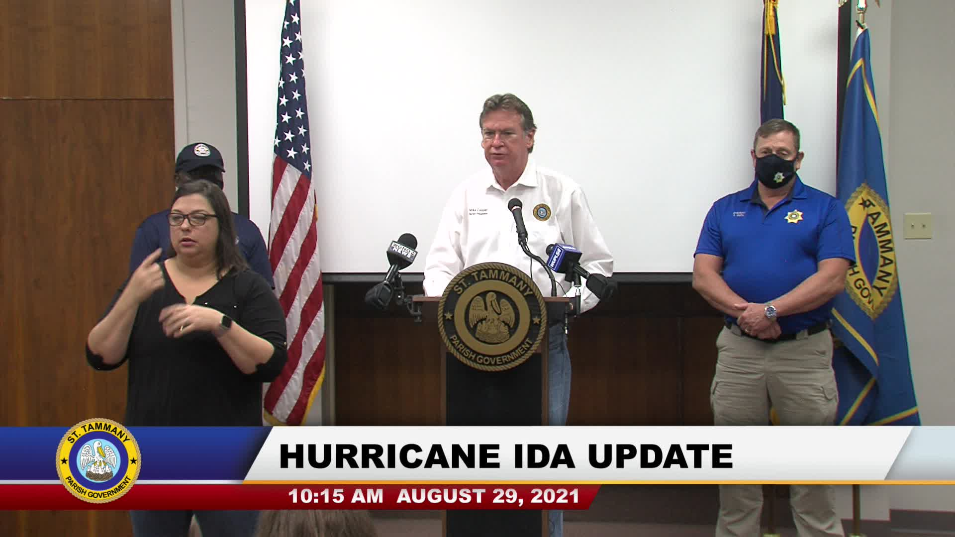 Hurricane Ida Update 10:15 am August 29, 2021