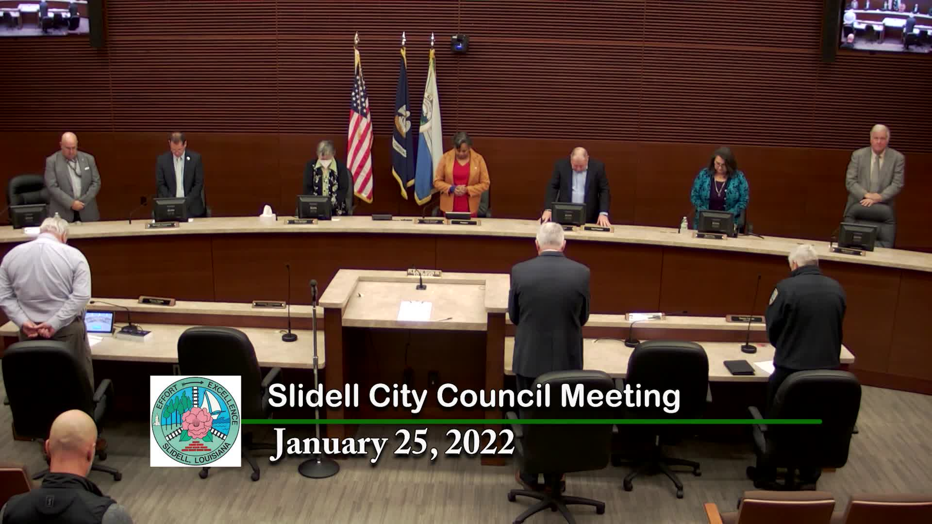 Slidell City Council Meeting: January 25, 2022