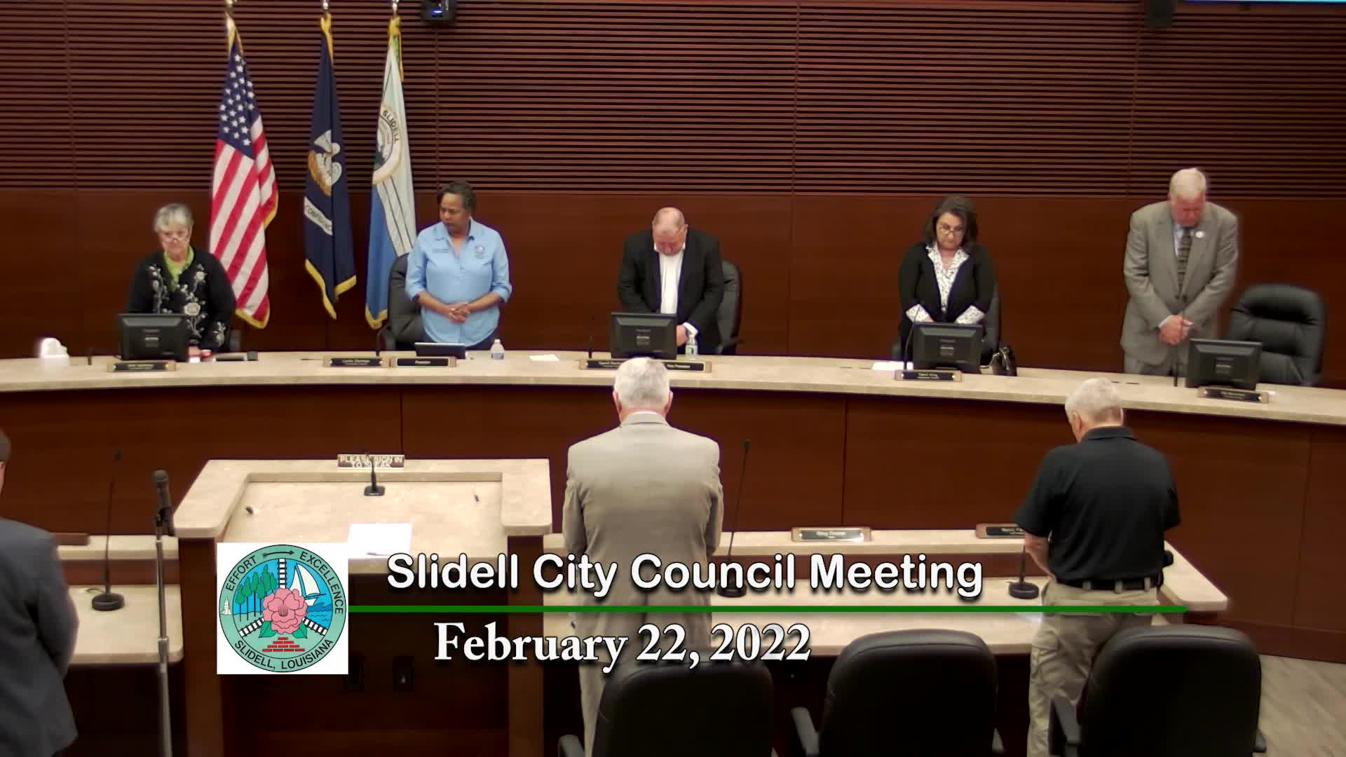 City of Slidell Council Meeting: February 22, 2022
