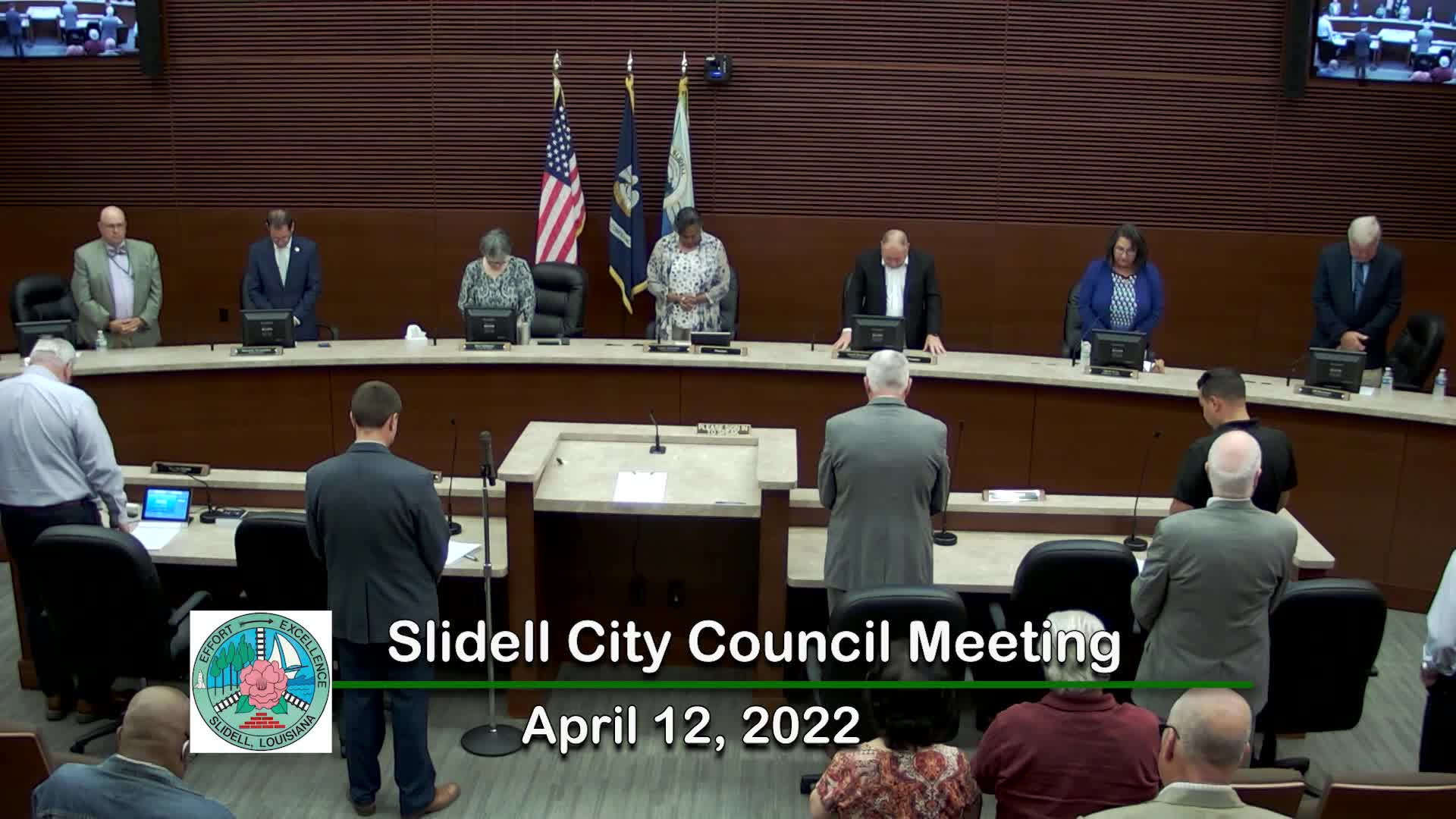 Slidell City Council Meeting: April 12, 2022