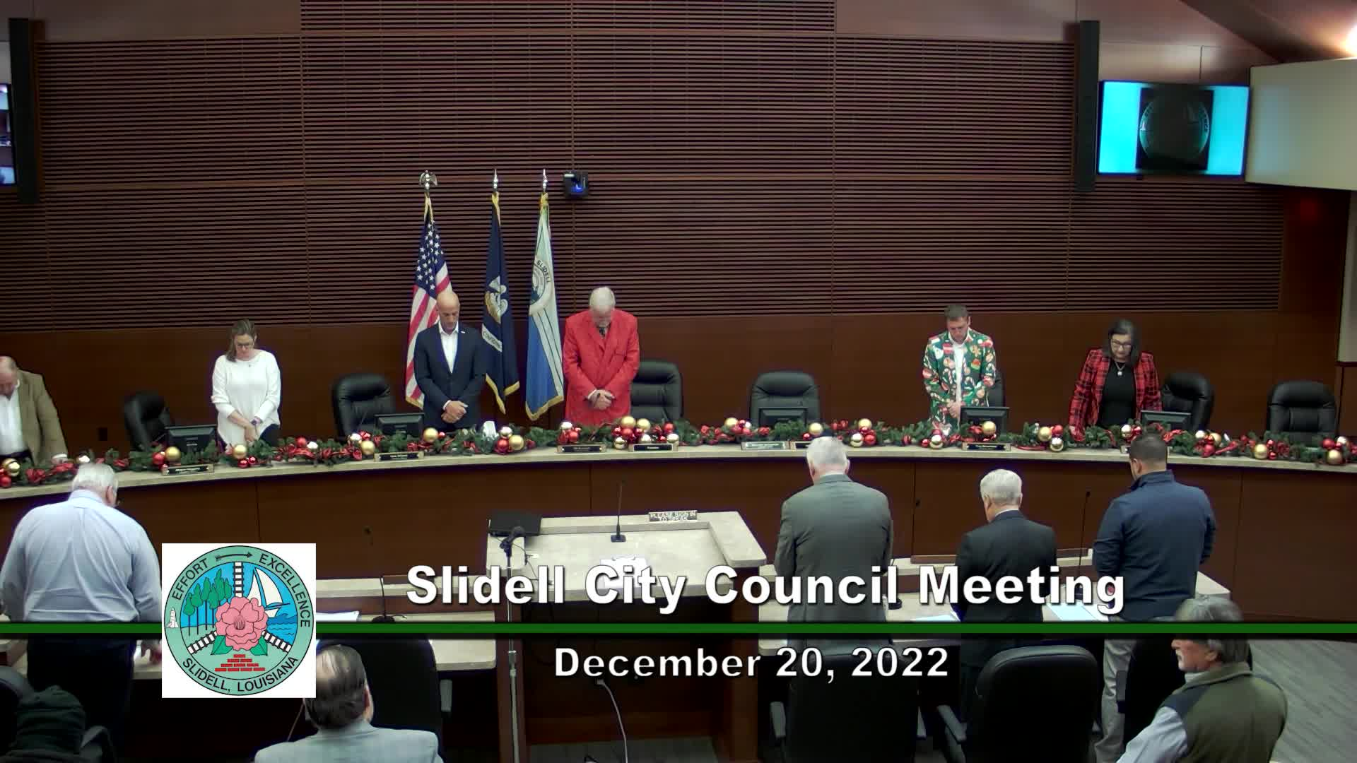 Slidell City Council Meeting: December 20, 2022