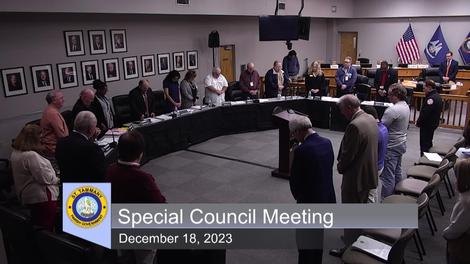 St. Tammany Parish Special Council: December 18, 2023