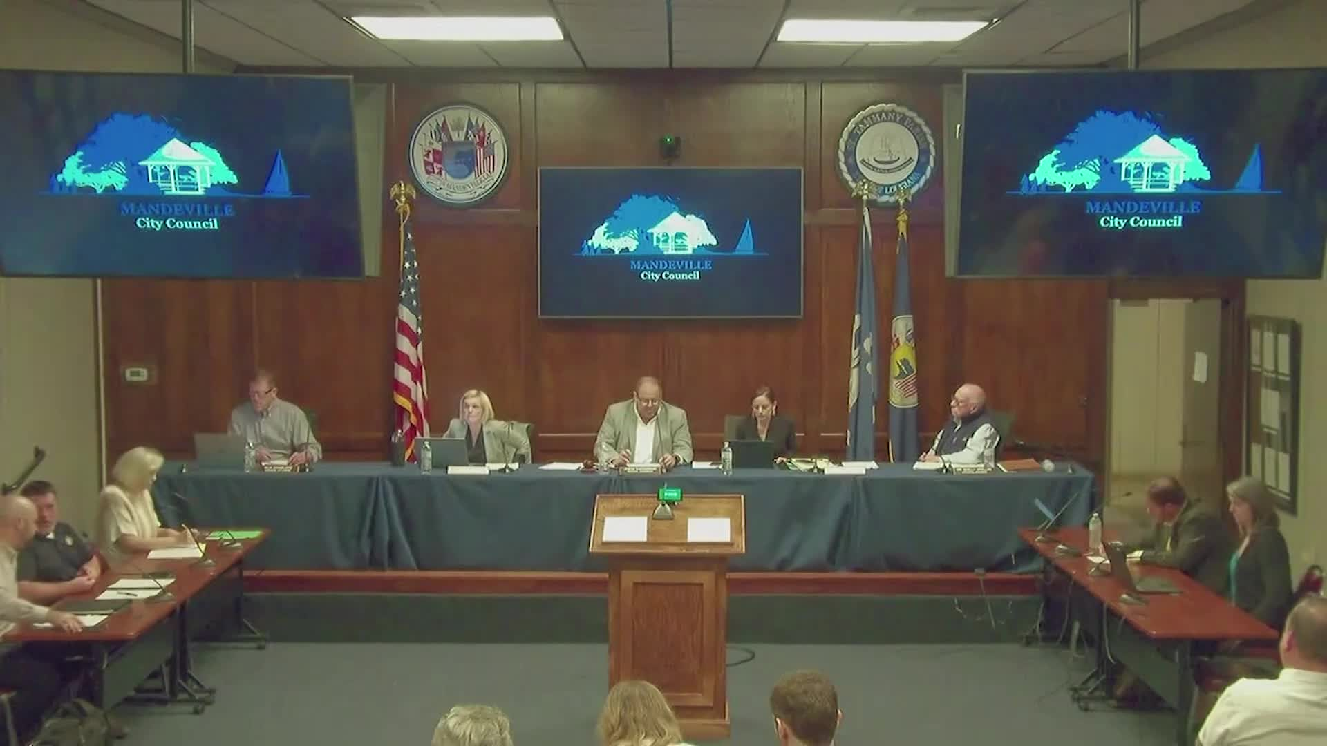 Mandeville City Council Meeting: January 25, 2024