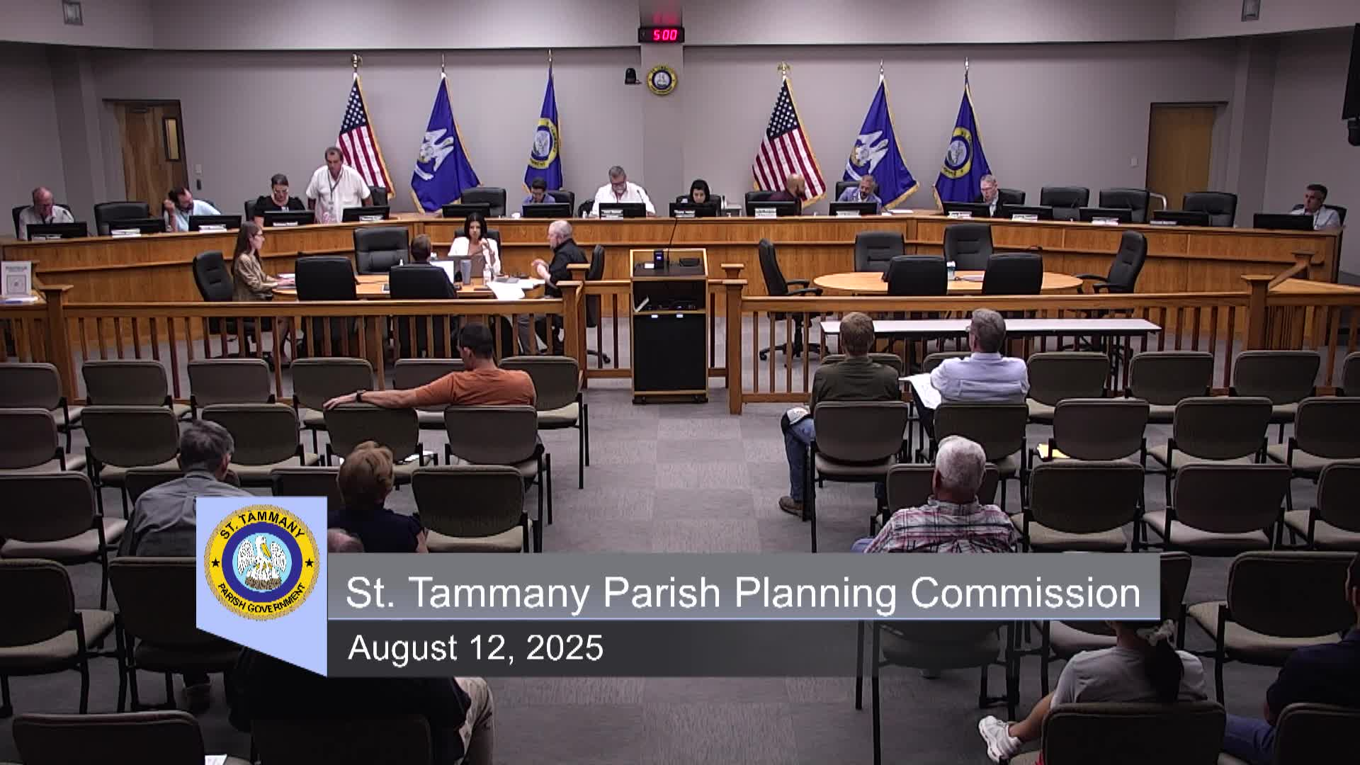 St. Tammany Parish Planning Meeting August 12, 2025