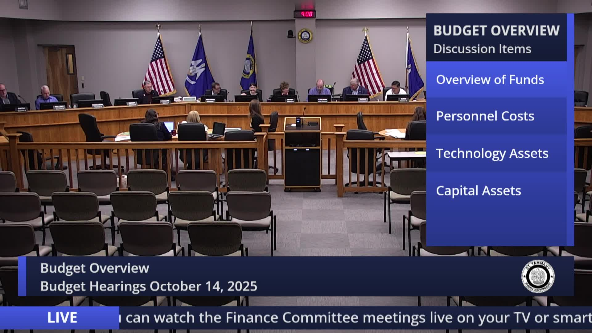 2026 Budget Hearing : October 14, 2025