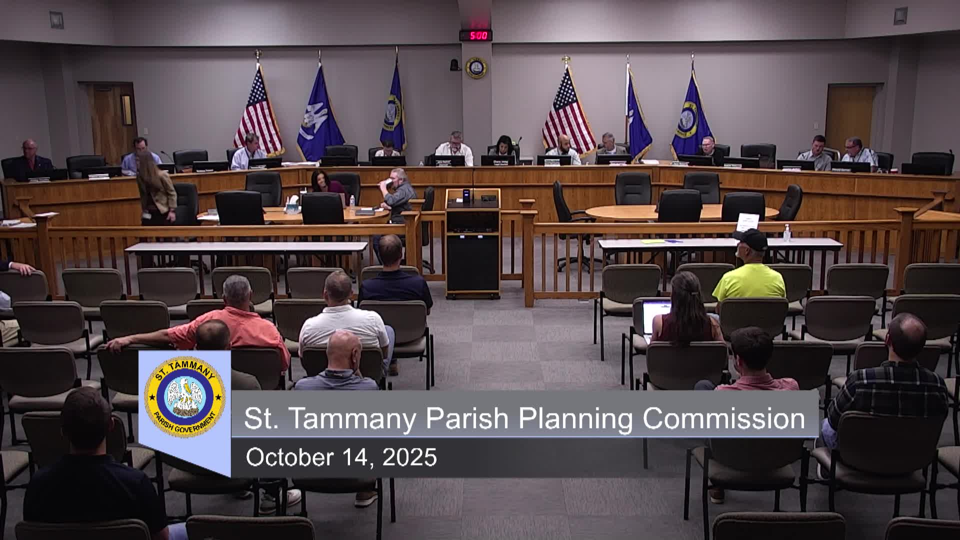 St. Tammany Parish Planning Meeting October 14, 2025