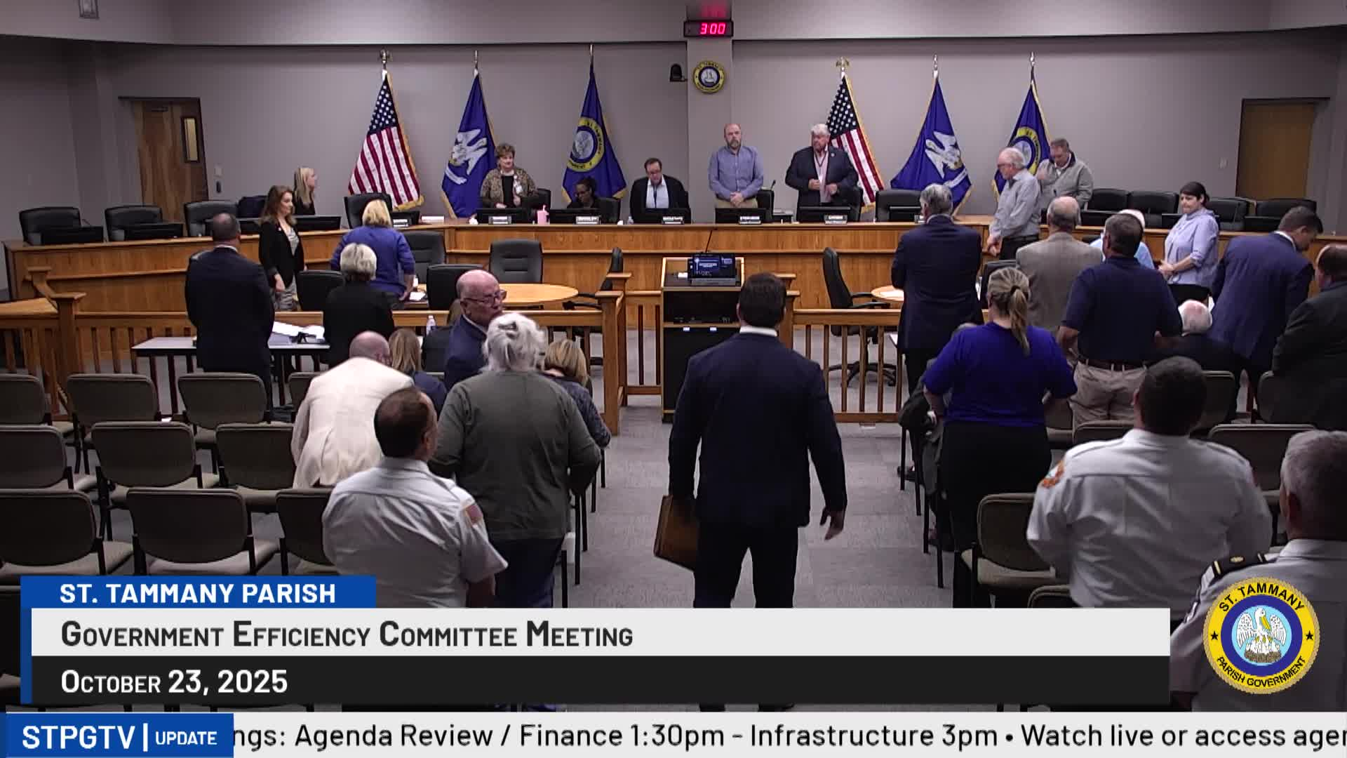 St. Tammany Parish Government Efficiency Committee : October 23, 2025