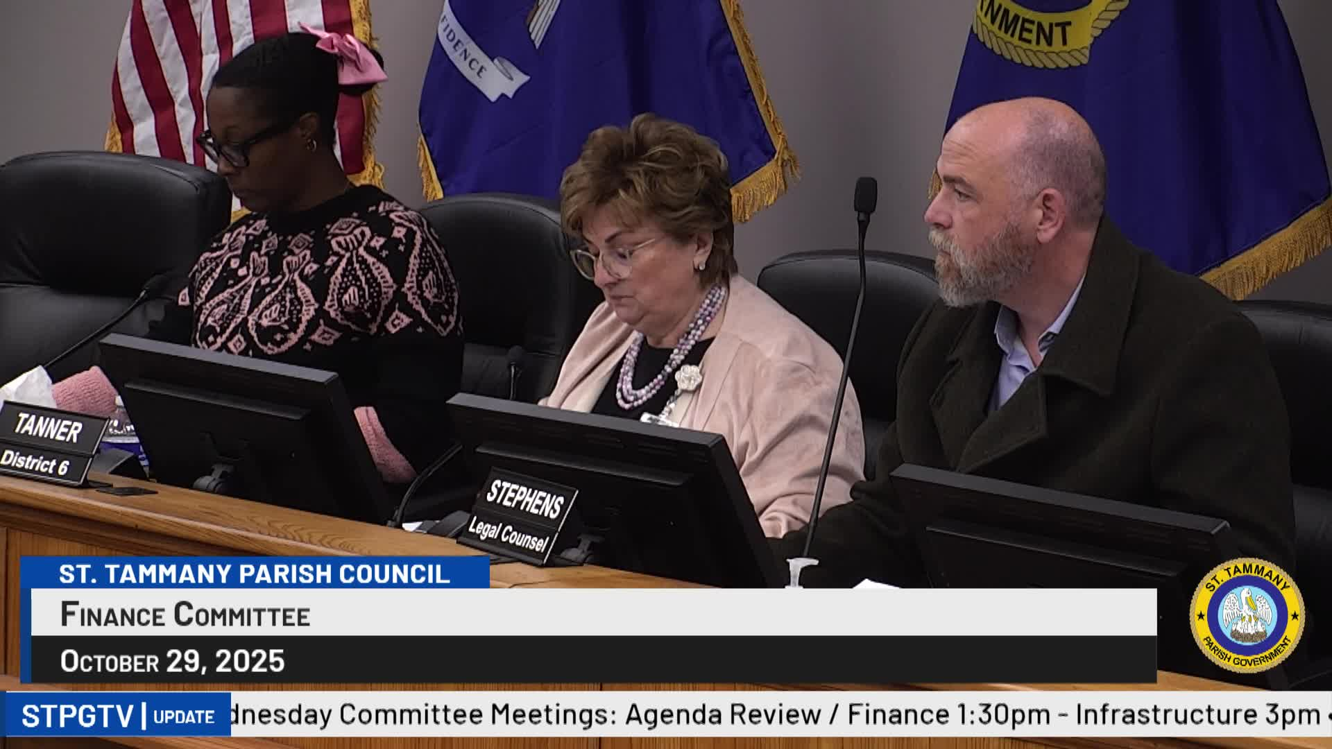 St. Tammany Parish Finance Committee : October 29, 2025