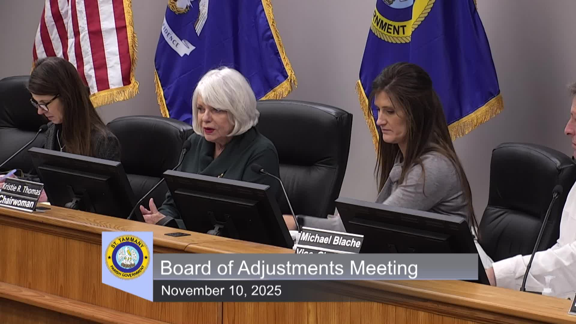 St. Tammany Parish Board of Adjustments : November 10, 2025