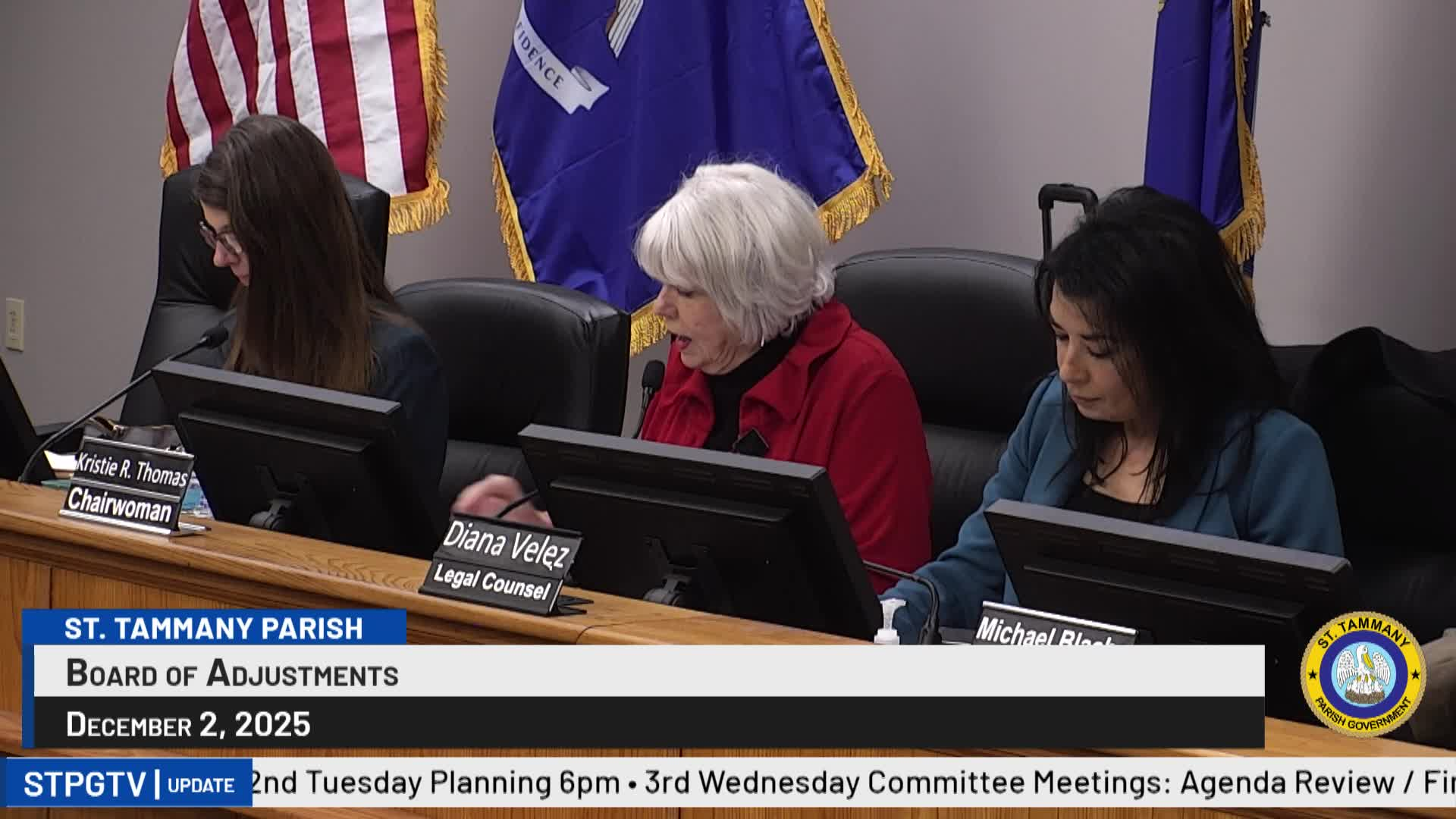 St. Tammany Parish Board of Adjustments December 2, 2025
