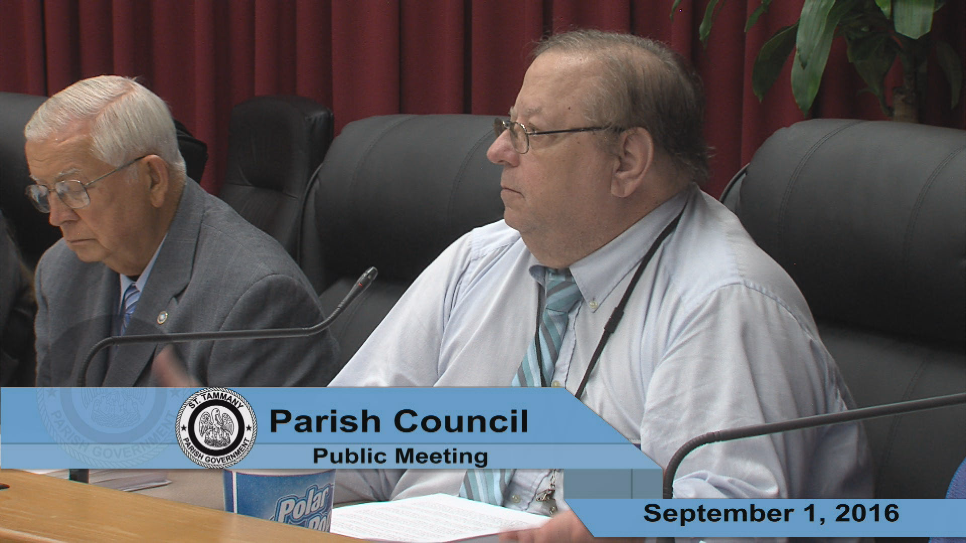 St. Tammany Parish Council Meeting 09/01/2016