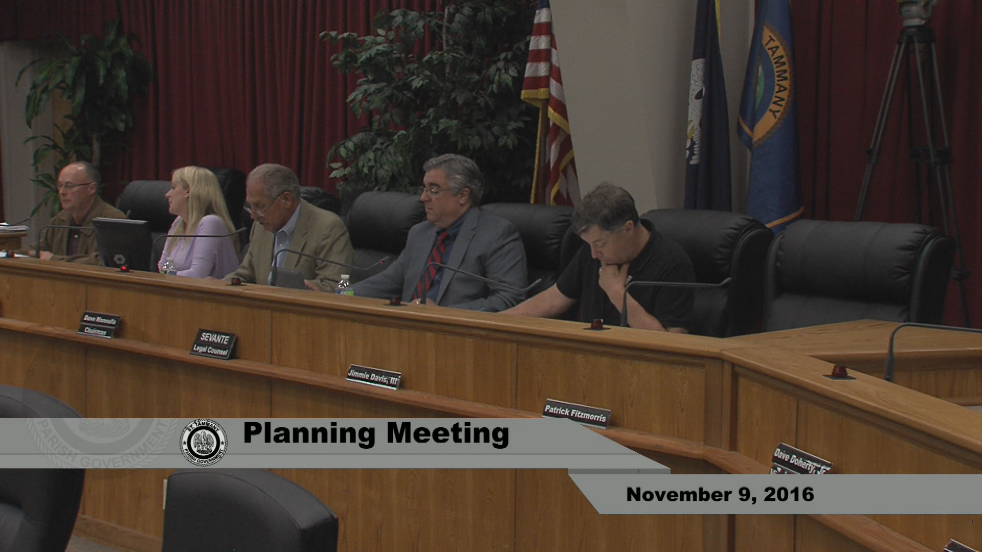 St. Tammany Parish Planning Meeting 11/09/2016