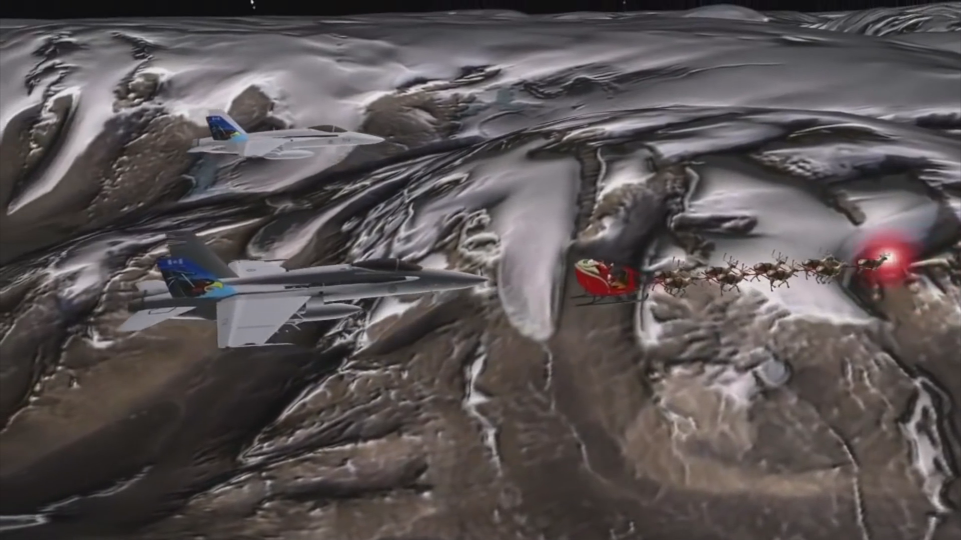 Norad Space Command Santa Tracking 0120