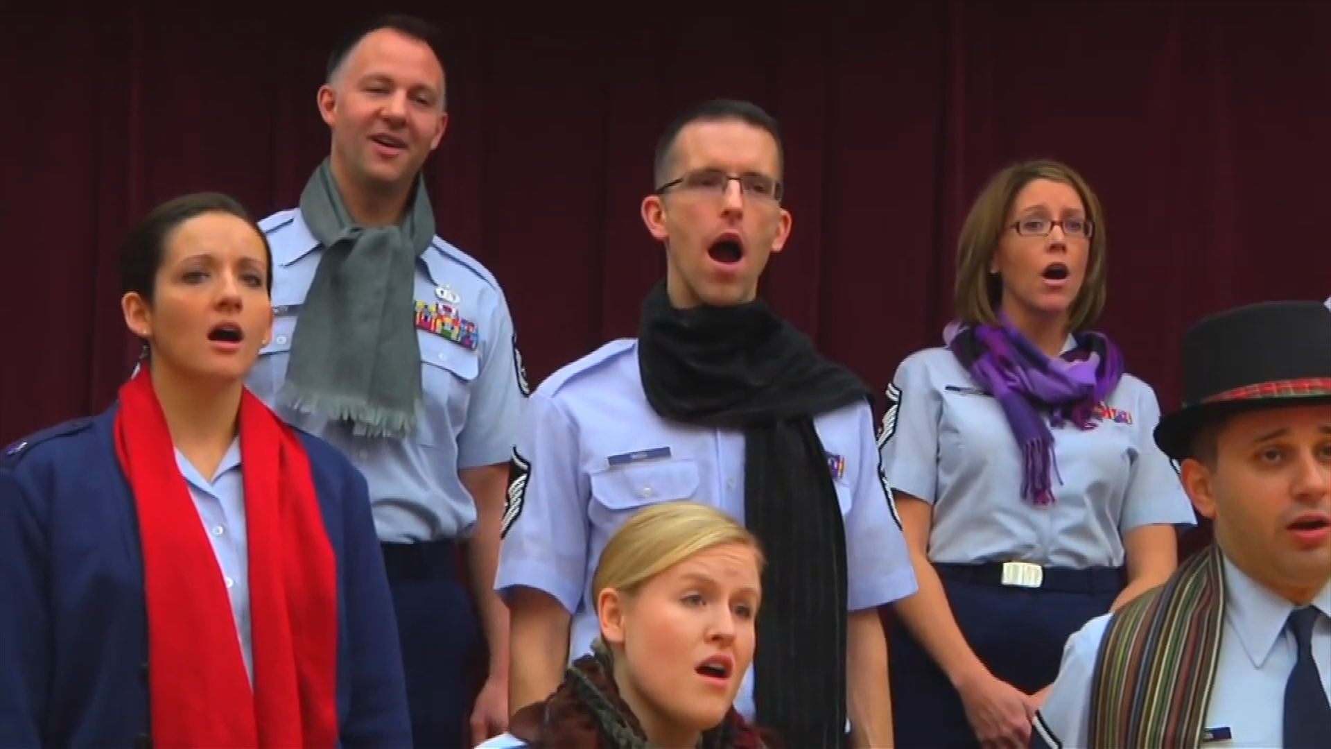 USAF Band Singing Sergeants _ Silent Night Holiday Programming