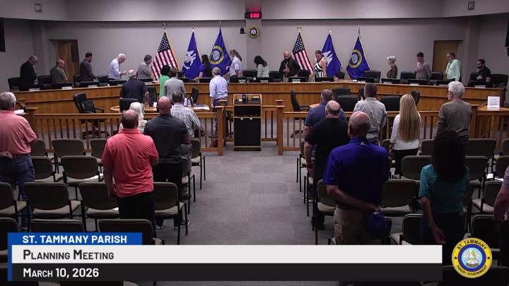 Thumbnail image for St. Tammany Parish Planning Commission Meeting : March 10, 2026