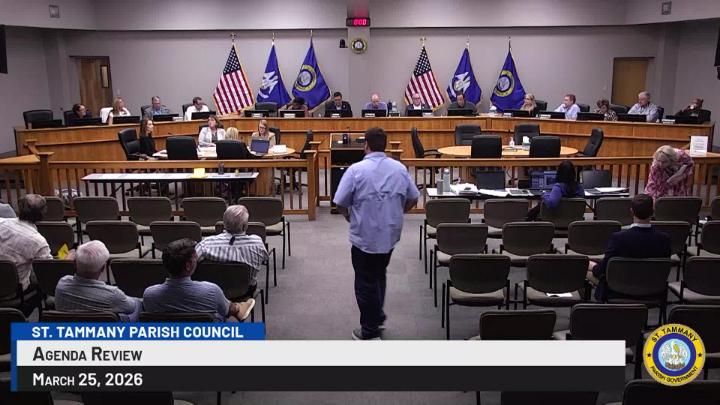 Thumbnail image for St. Tammany Parish Agenda Review Committee : March 25, 2026