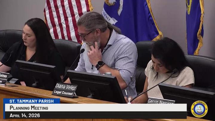 Thumbnail image for St. Tammany Parish Planning Commission Meeting : April 14, 2026