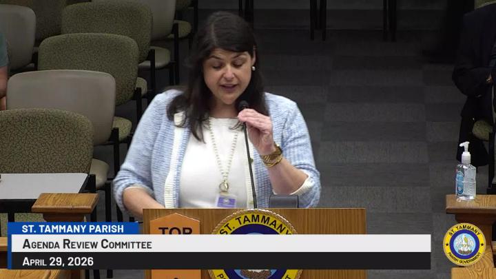Thumbnail image for St. Tammany Parish Agenda Review Committee : April 29, 2026