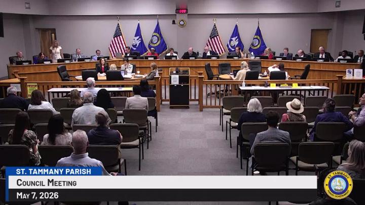 Thumbnail image for St. Tammany Parish Council Meeting : May 7, 2026