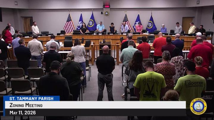 Thumbnail image for St. Tammany Parish Zoning Commission Meeting : May 11, 2026
