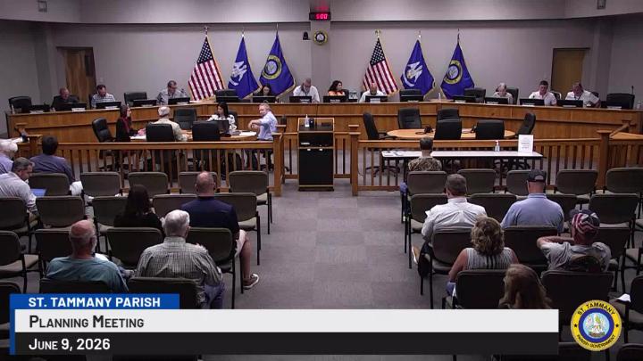 Thumbnail image for St. Tammany Parish Planning Meeting : June 9, 2026