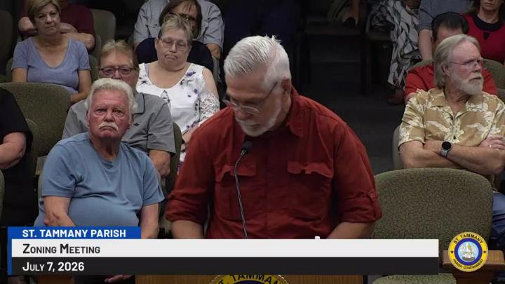Thumbnail image for St. Tammany Parish Zoning Meeting : July 7, 2026