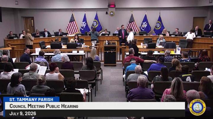 Thumbnail image for  St. Tammany Parish Council Meeting July 9, 2026