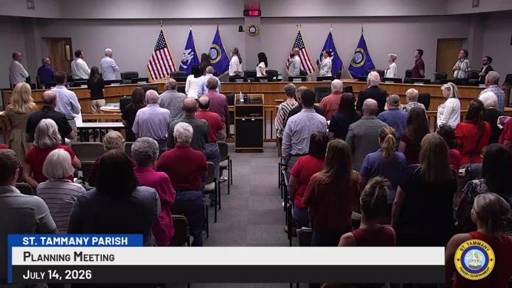 Thumbnail image for St. Tammany Parish Government Planning Meeting July 14, 2026