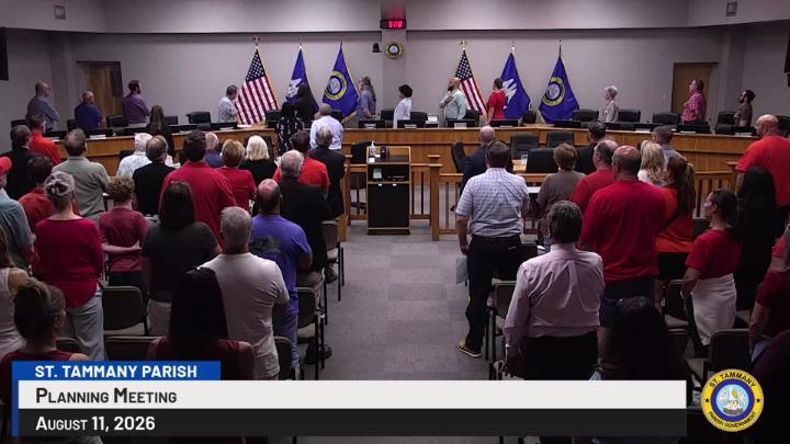 Thumbnail image for St. Tammany Parish Planning Meeting August 11, 2026