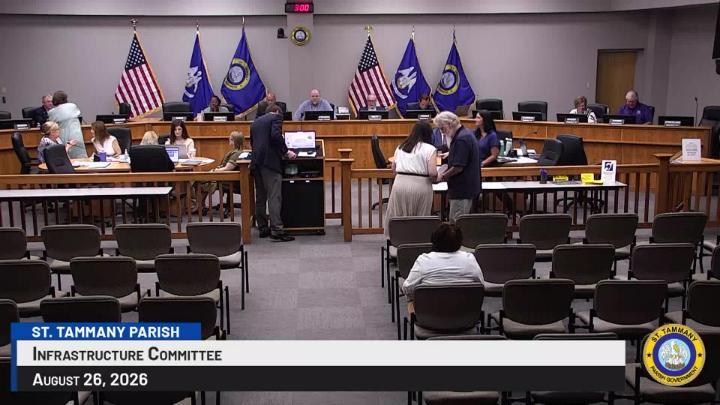 Thumbnail image for St. Tammany Parish Infrastructure Committee : August 26, 2026