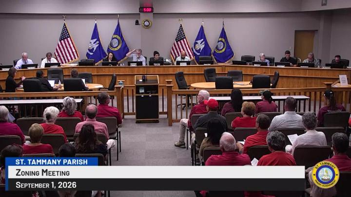 Thumbnail image for St. Tammany Zoning Meeting September 1, 2026