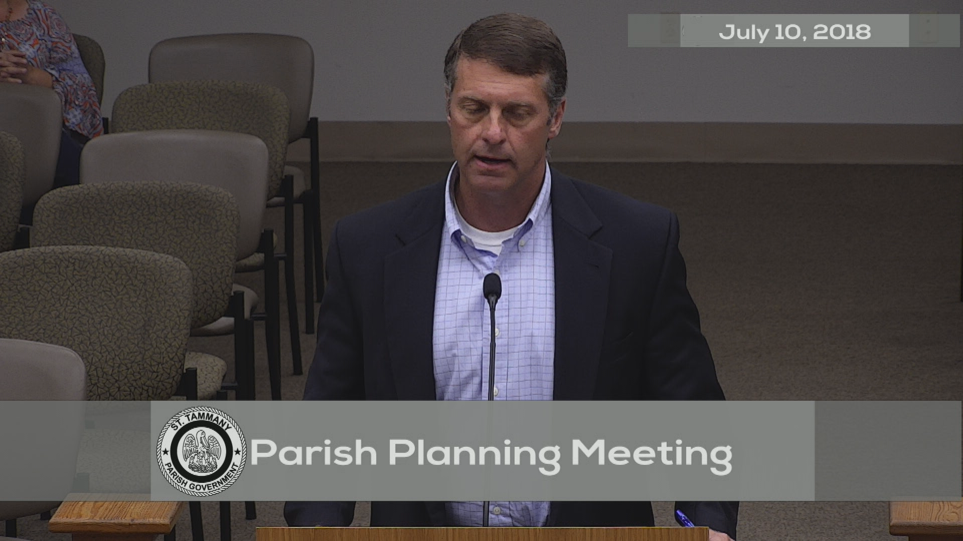St. Tammany Parish Planning Meeting 07/10/2018